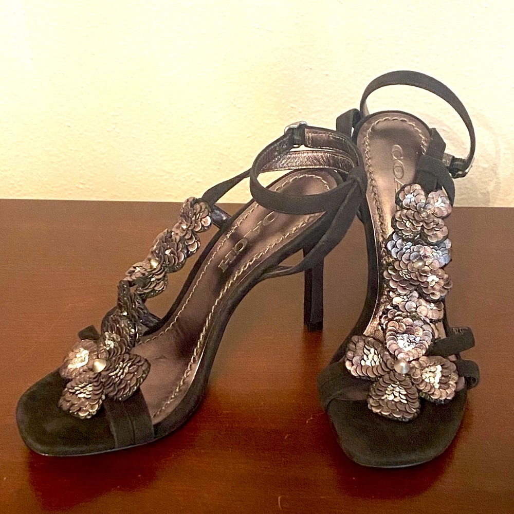 Coach Bianca Floral Heels